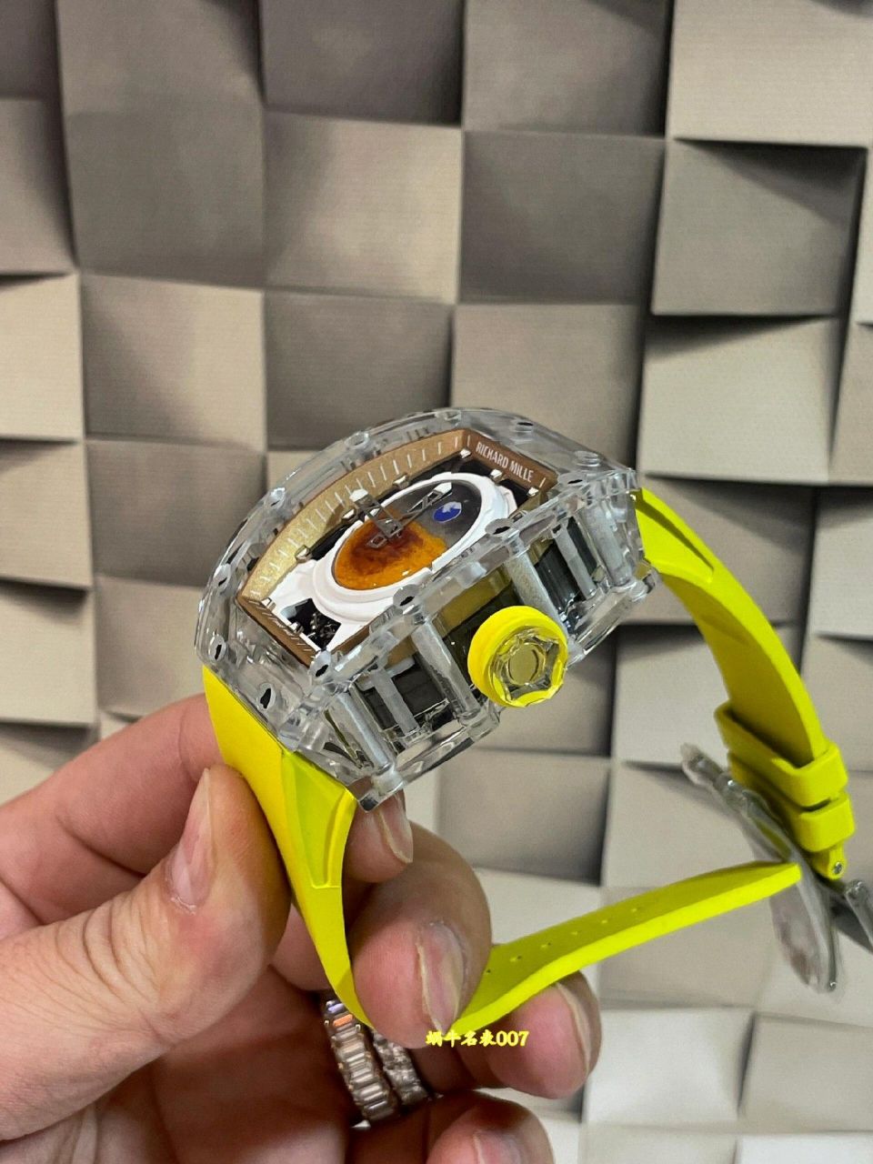 Richard Mille高端定制水晶壳理查德米勒RM52-05陶瓷壳 水晶壳 定制版RM 52-05腕表 /  