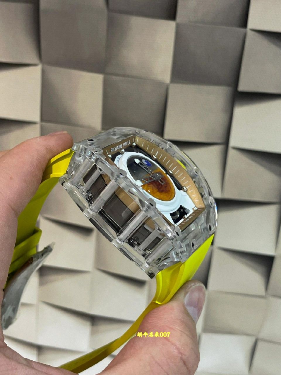 Richard Mille高端定制水晶壳理查德米勒RM52-05陶瓷壳 水晶壳 定制版RM 52-05腕表 /  