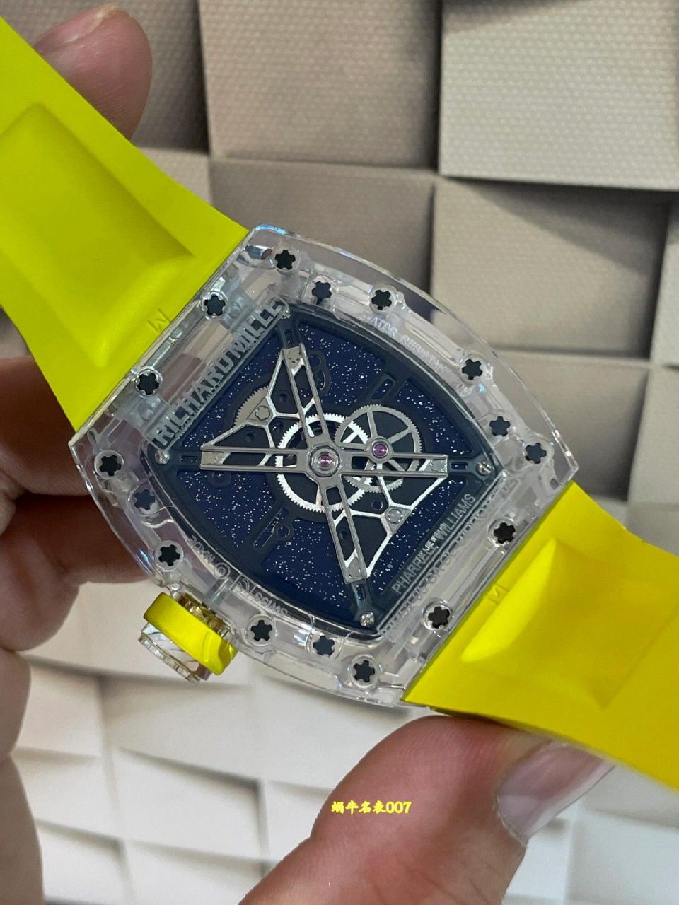 Richard Mille高端定制水晶壳理查德米勒RM52-05陶瓷壳 水晶壳 定制版RM 52-05腕表 /  