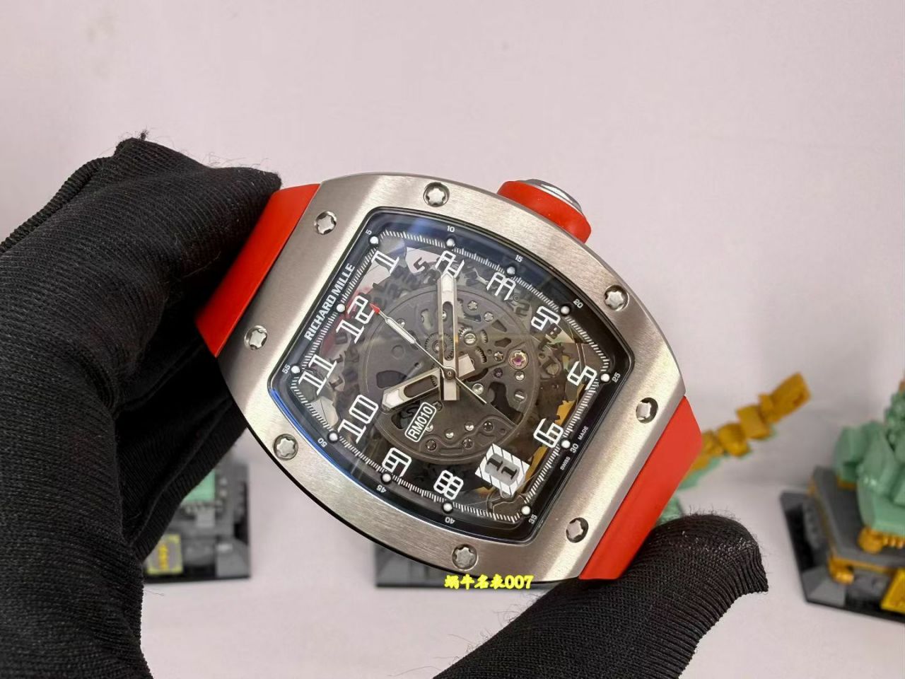 高端私人定制Richard Mille理查德米勒RM 010 钛金属腕表rm10一比一复刻手表 /  