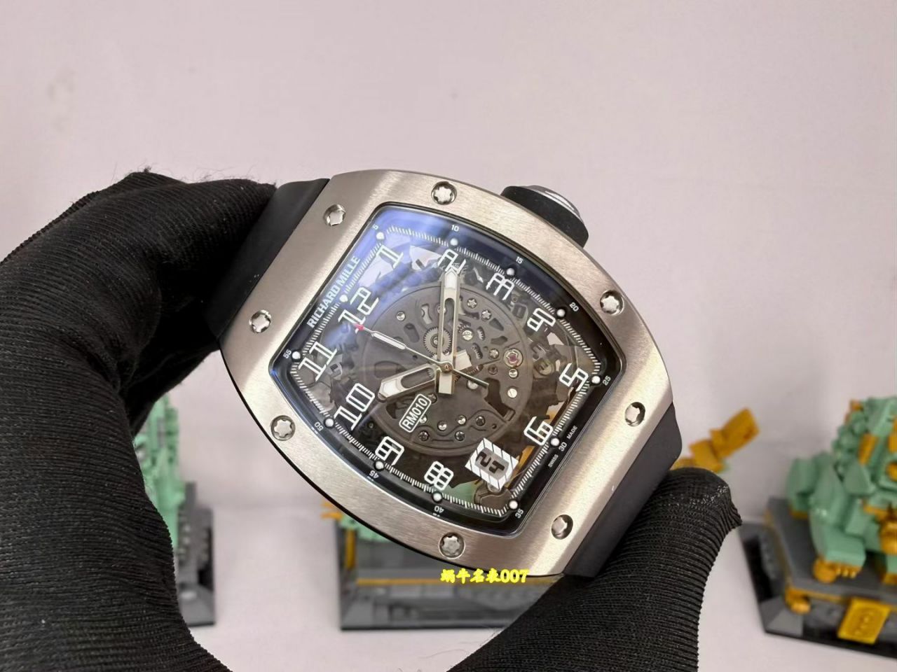 高端私人定制Richard Mille理查德米勒RM 010 钛金属腕表rm10一比一复刻手表 /  