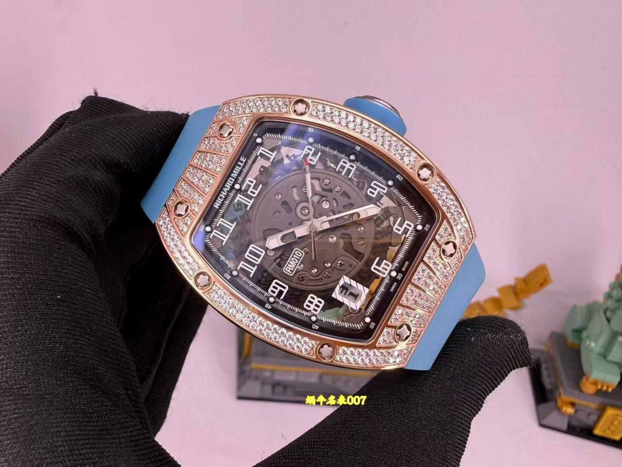 高端私人定制Richard Mille理查德米勒RM 010 钛金属腕表rm10一比一复刻手表 /  