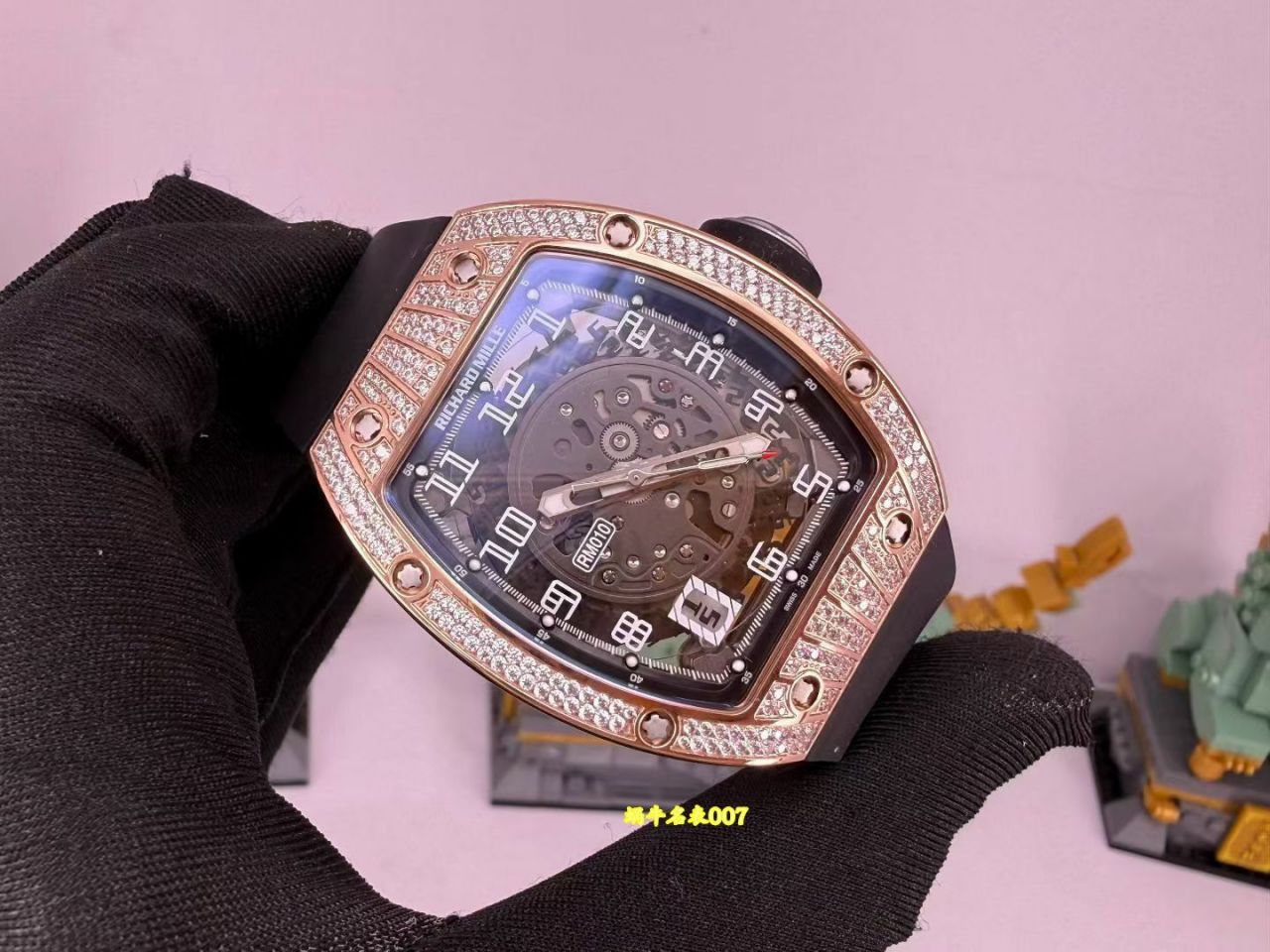 高端私人定制Richard Mille理查德米勒RM 010 钛金属腕表rm10一比一复刻手表 /  