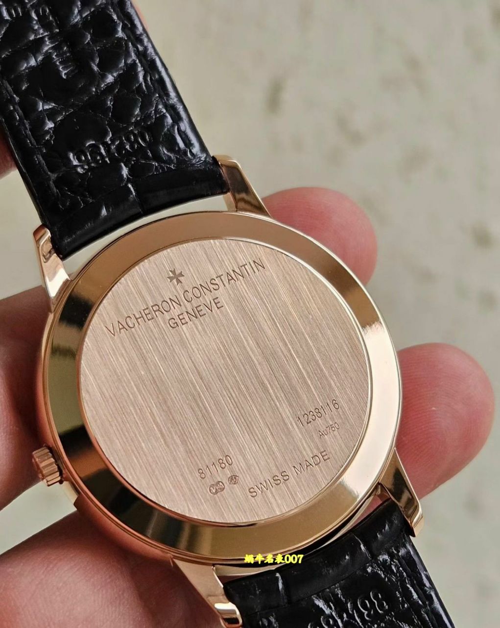 后加工定制包金江诗丹顿传承系列81180/000R-9162腕表 /  