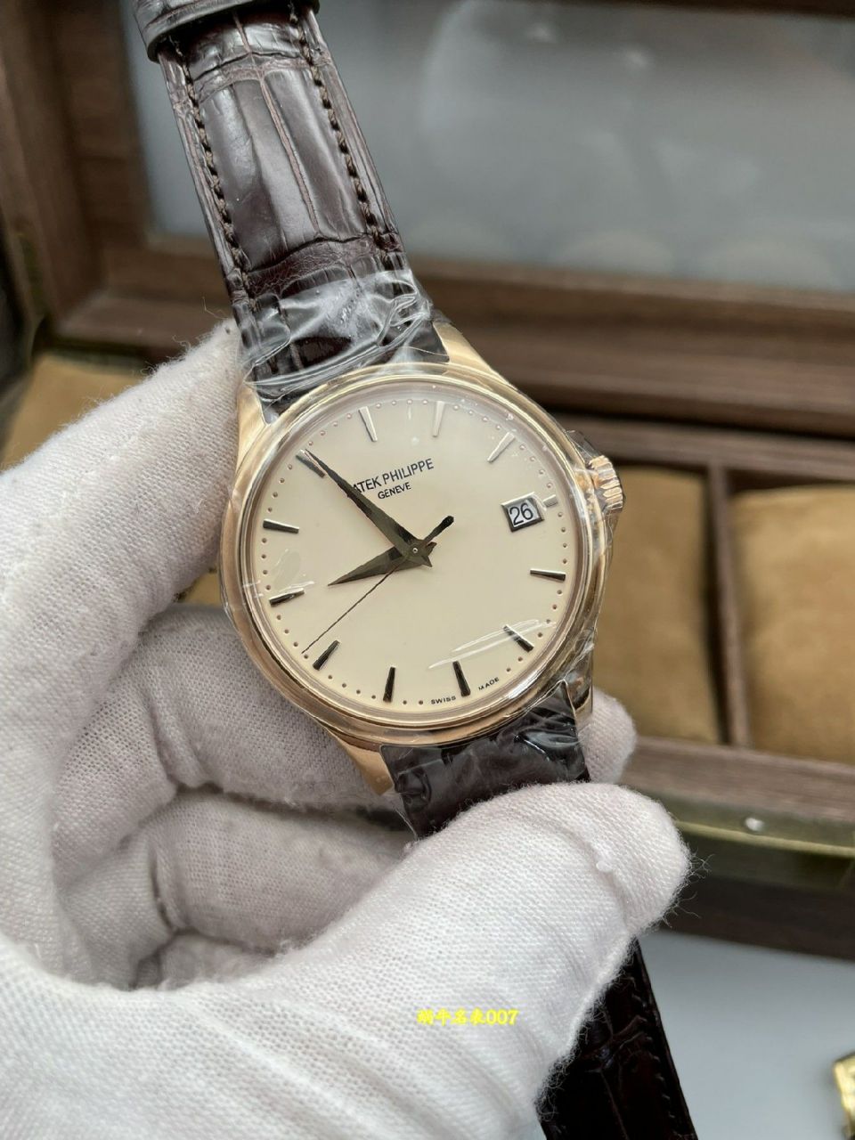 3K百达翡丽古典表将官盖最好复刻手表5227G-001(5227G001)手表 /  