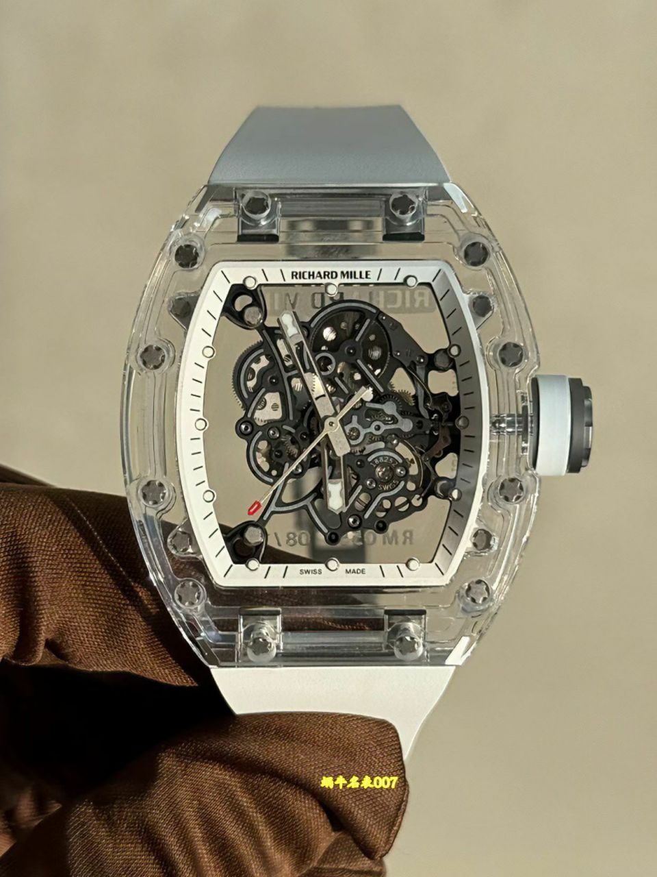 Richard Mill理查德RM055 美洲限定  ​小贵 定制水晶表壳 va机芯RM 055