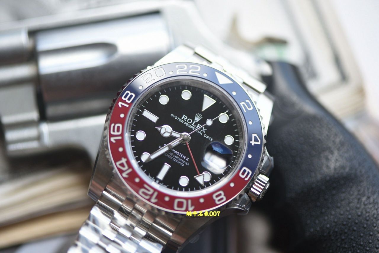 ER劳力士格林尼治型II系列广州1:1复刻手表m126710blro-0001腕表(可乐圈)