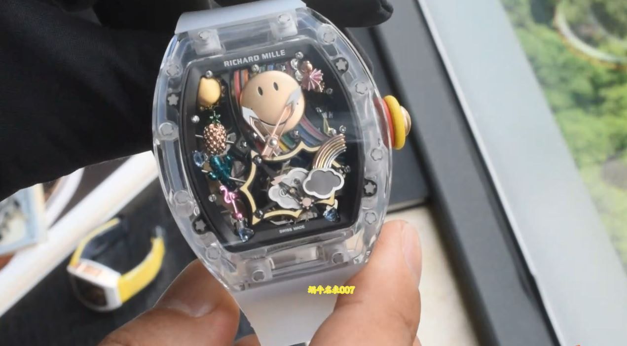 视频Richard Mille copy 理查德米勒 笑脸RM 88 Sapphire case RM88腕表