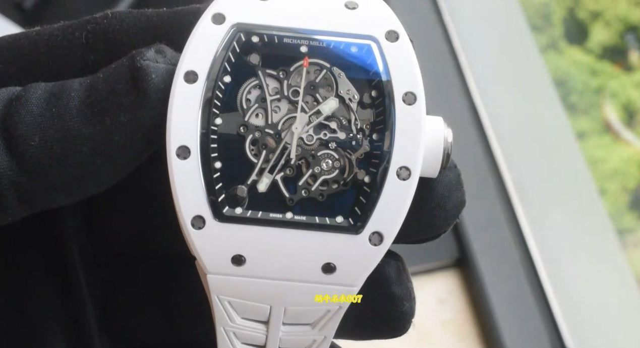 视频完美定制手表 RM055 Richard Mille Ultra MOD RM 055 Cloned watch