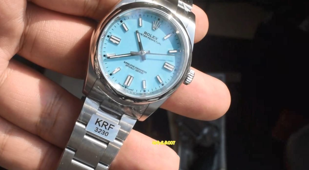 视频 KRF劳力士蚝式恒动 Rolex Oyster Perpetual Replica watch 高仿手錶 m126000-0006腕表