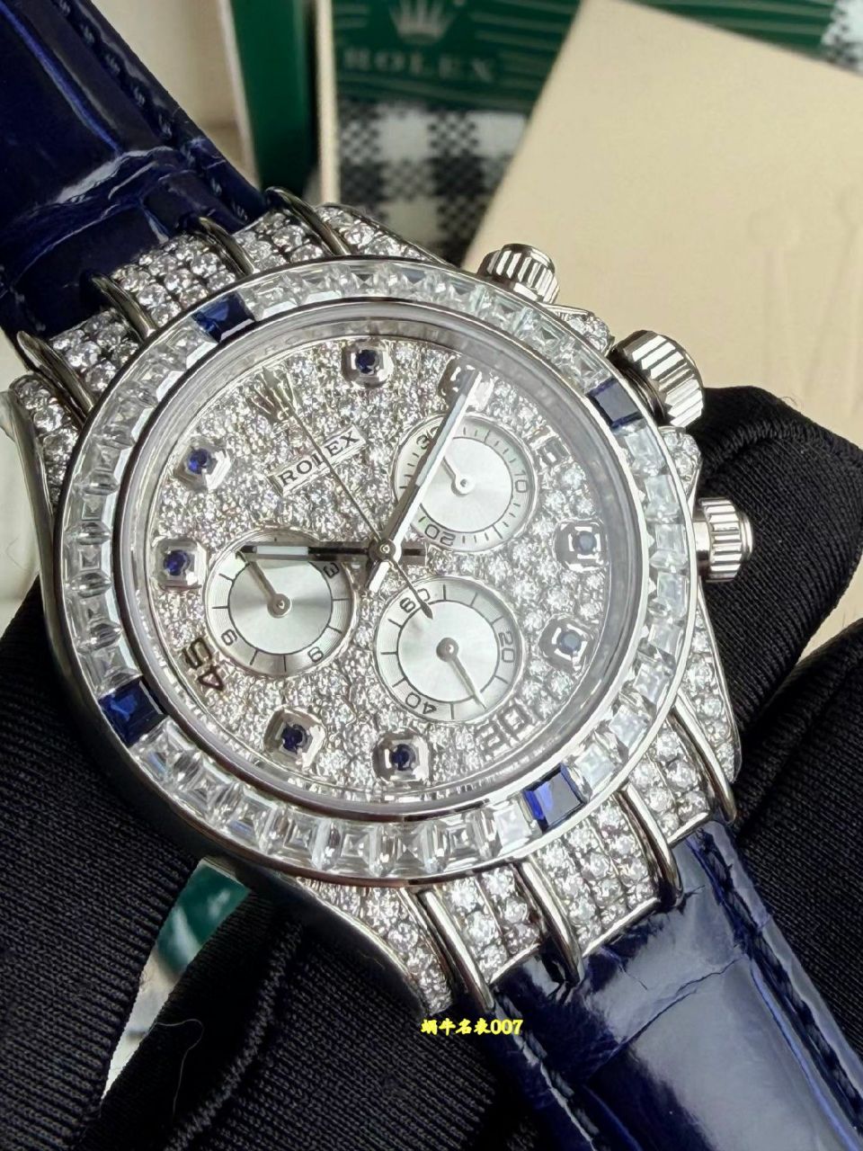 PPM Rolex Daytona Hidden Edition Moissan Diamond Replica Watch