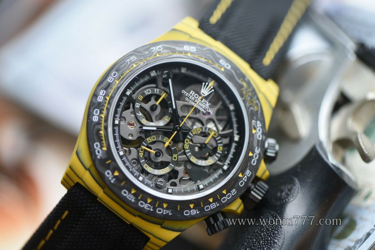 劳力士大黄蜂 迪通拿特别版 復刻手錶Rolex Bumblebee blaken Daytona  Replica Watch