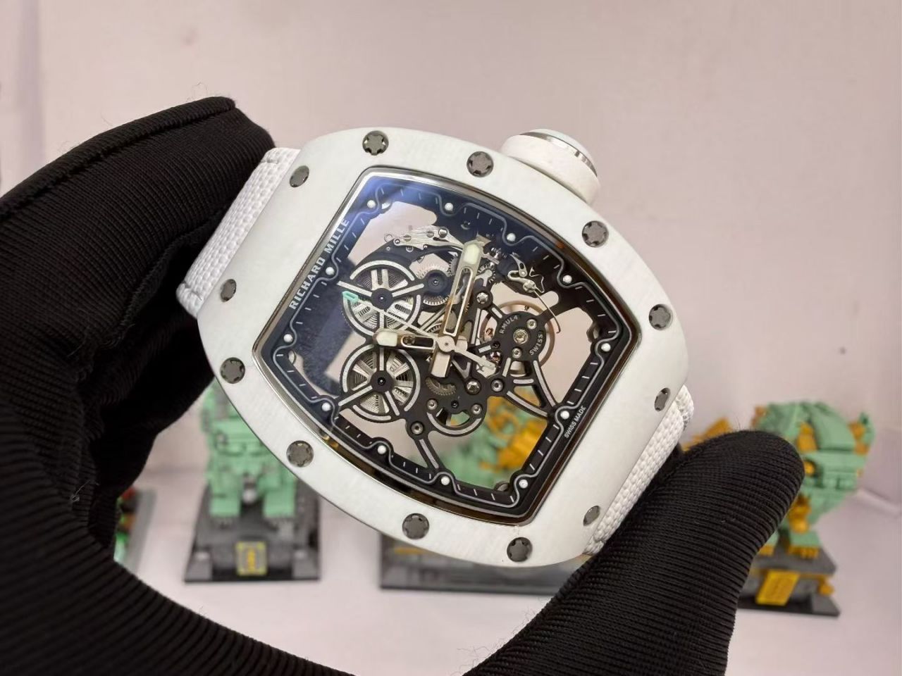 高端定制 玩的就是真实完美 理查德米勒 Richard Mille RM55-01 原装数据壳套 手表
