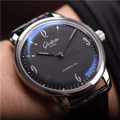 【YL厂出品】格拉苏蒂原创20世纪复古系列1-39-52-04-02-04机械腕表《黑面》价格报价