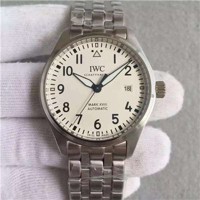 【MK1:1复刻手表】万国飞行员马克十八飞行员腕表系列IW327002腕表《精钢表带款》 / WG244