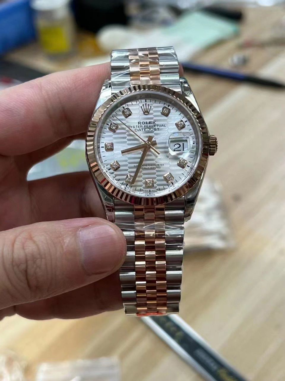 VS厂劳力士日志36毫米水波纹一比一Clone watch手表 / R796