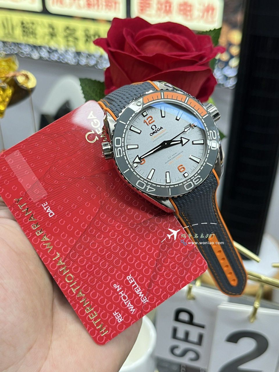 VS Omega Seamaster  replica imitation 600 meters  四分之一 215.92.44.21.99.001 watches  / VS800