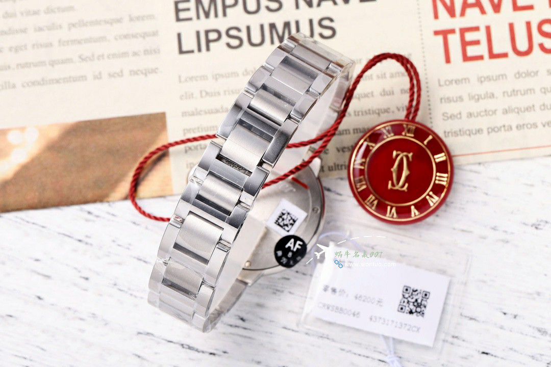 AFCartier blue balloons 33  mm TOP replica imitation   Women  watch WSBB0062 watches  / K350