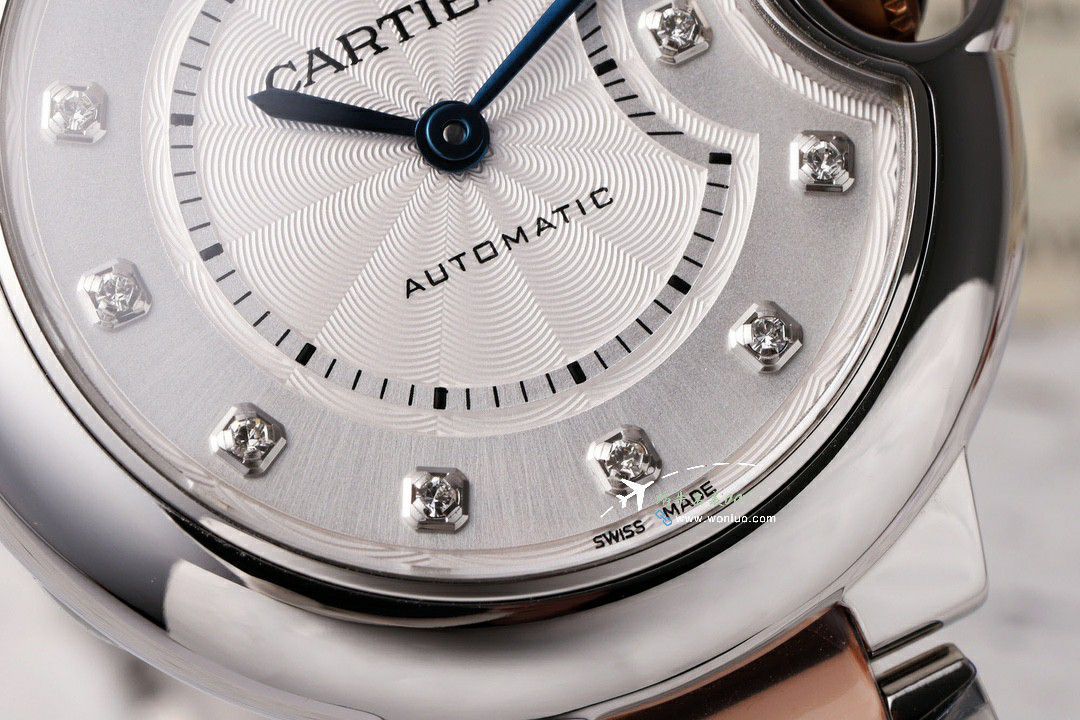 AFCartier blue balloons 33  mm TOP replica imitation   Women  watch WSBB0062 watches  / K350