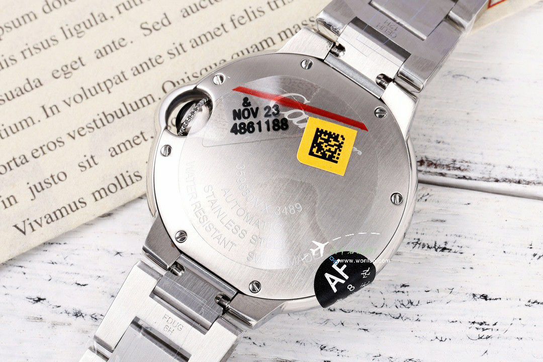 AFCartier blue balloons 33  mm TOP replica imitation   Women  watch WSBB0062 watches  / K350