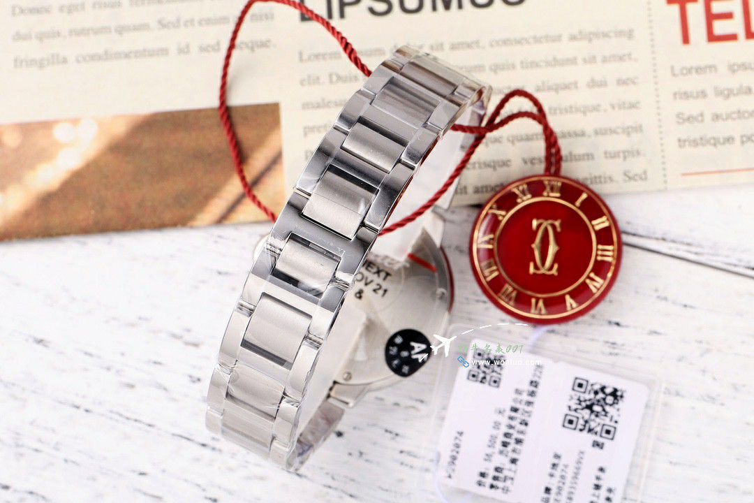 AFCartier blue balloons 33  mm TOP replica imitation   Women  watch WSBB0062 watches  / K350