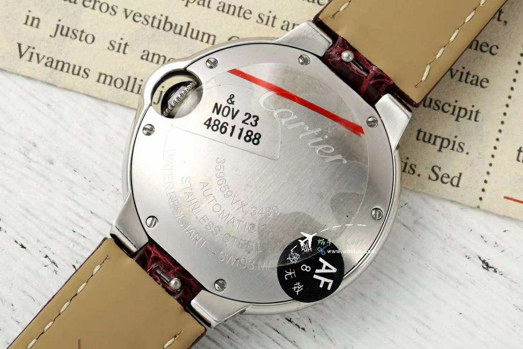 AF蜕变归来Cartier33mm blue balloons series  watches  / K351