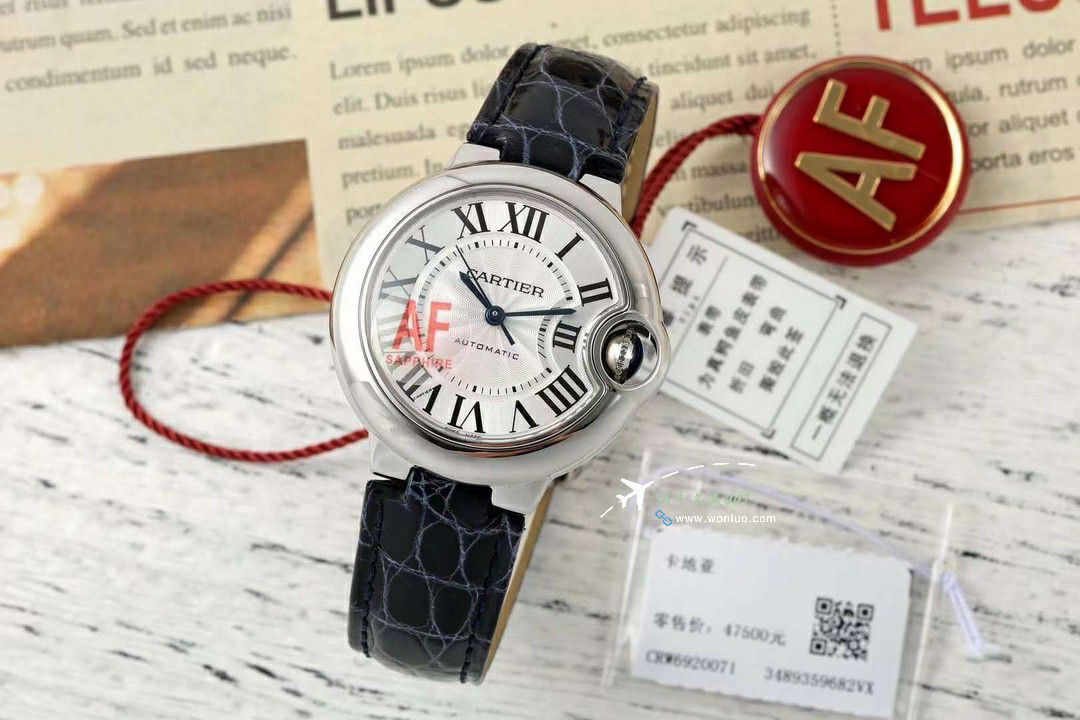 AF蜕变归来Cartier33mm blue balloons series  watches  / K351