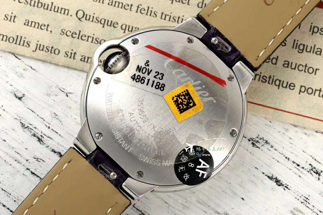 AF蜕变归来Cartier33mm blue balloons series  watches  / K351