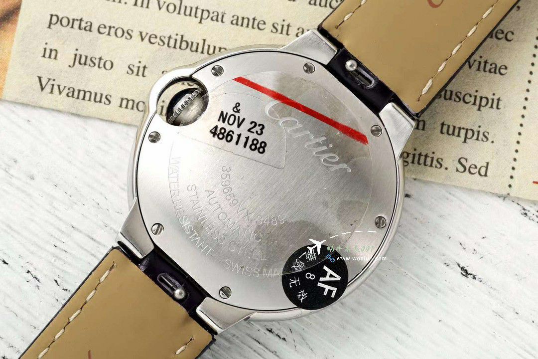 AF蜕变归来Cartier33mm blue balloons series  watches  / K351