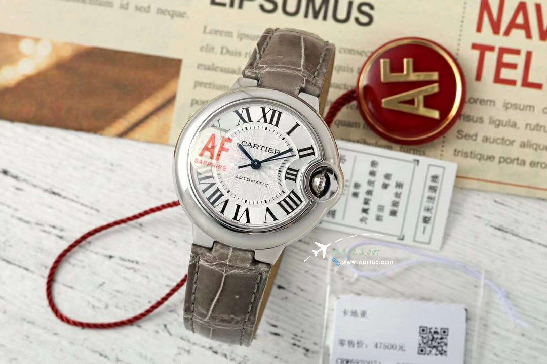 AF蜕变归来Cartier33mm blue balloons series  watches  / K351