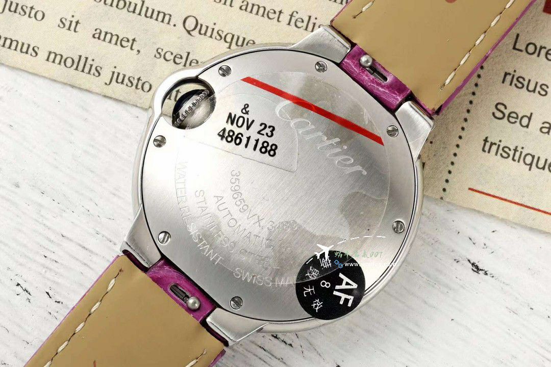 AF蜕变归来Cartier33mm blue balloons series  watches  / K351