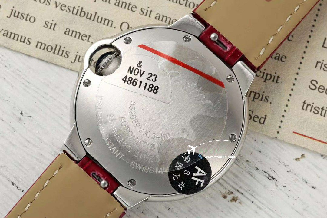 AF蜕变归来Cartier33mm blue balloons series  watches  / K351