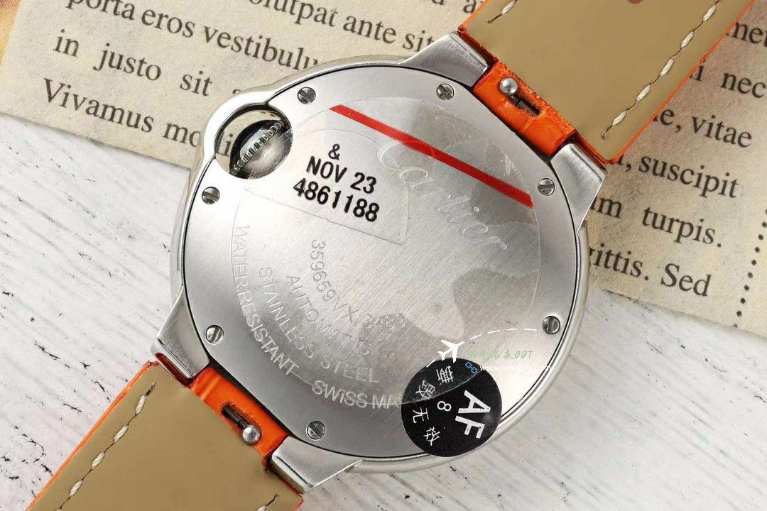 AF蜕变归来Cartier33mm blue balloons series  watches  / K351