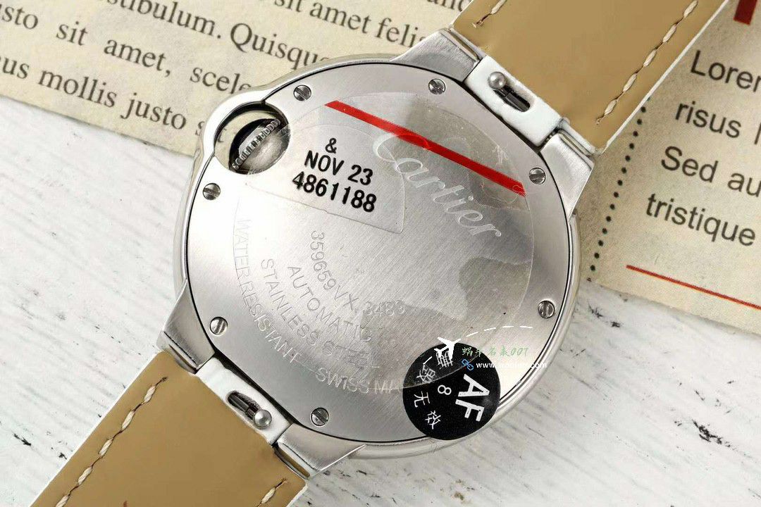 AF蜕变归来Cartier33mm blue balloons series  watches  / K351