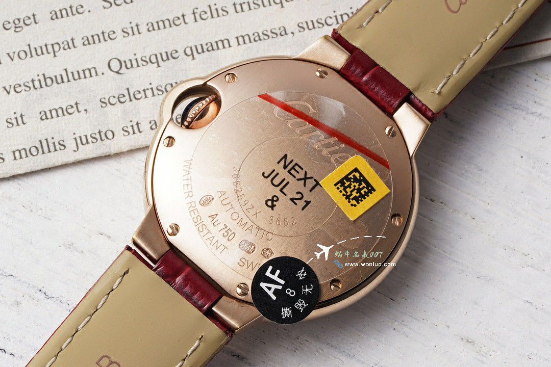 AFCartier blue balloons 33  mm 性价比NH05 movement  / K352