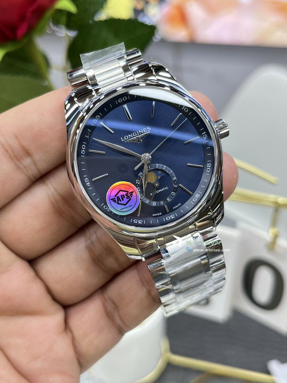 APS Longines Master Collection  Moon Phase TOP replica imitation  watchL2.909.4.92.6 watches  / L181