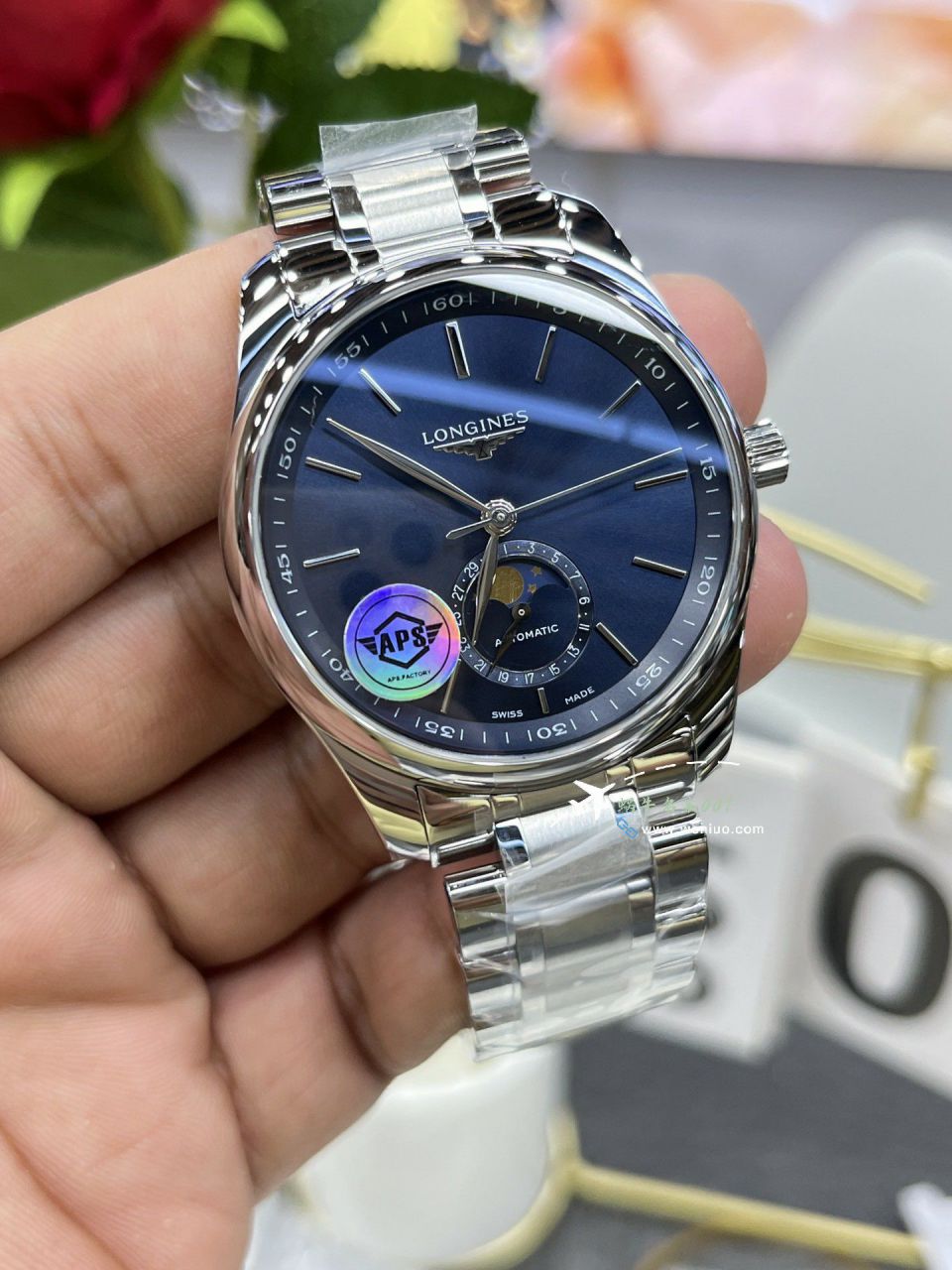 APS Longines Master Collection  Moon Phase TOP replica imitation  watchL2.909.4.92.6 watches  / L181