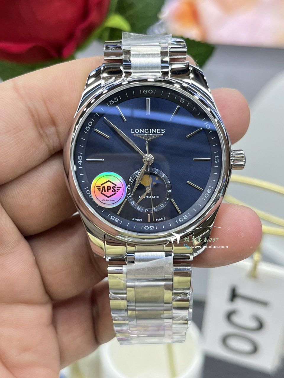 APS Longines Master Collection  Moon Phase TOP replica imitation  watchL2.909.4.92.6 watches  / L181