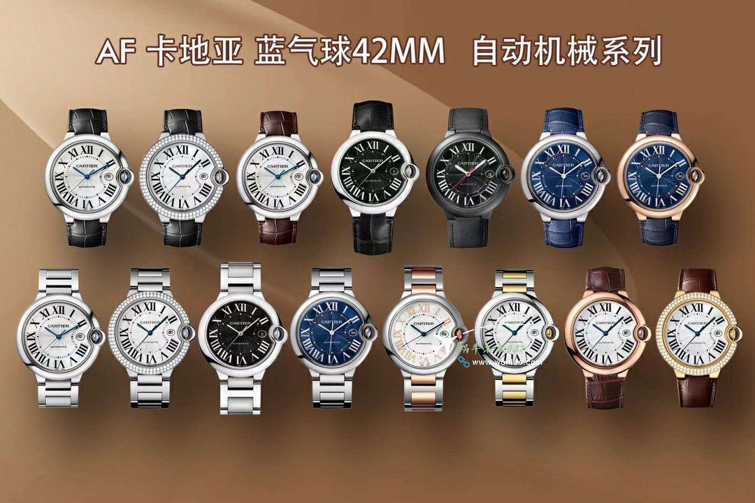 AFCartier blue balloons42mm men 装TOP replica imitation  watchW6920042 watches  / K355