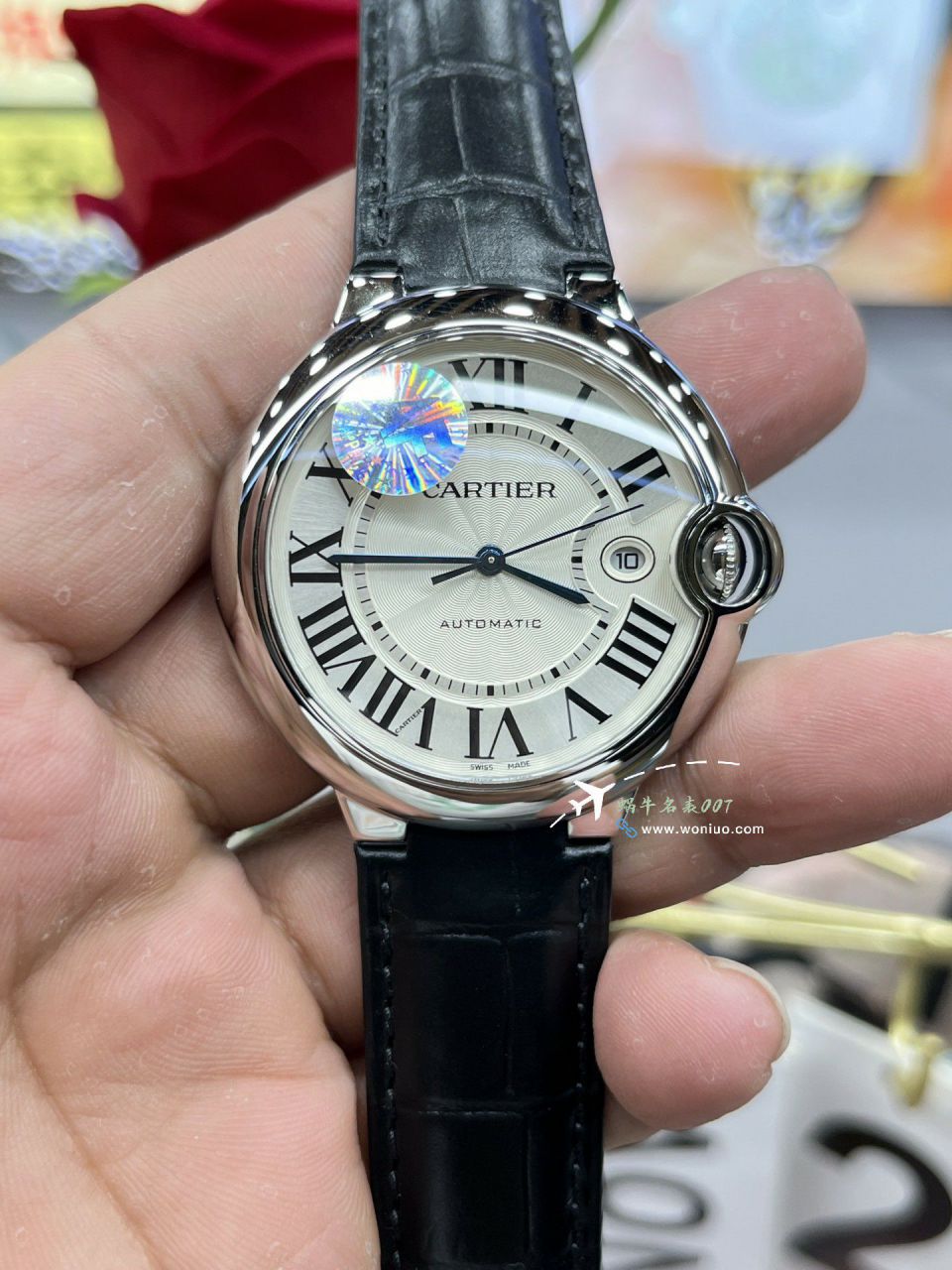 AFCartier blue balloons men  42   mm 100% replica imitation  watch WSBB0049 watches  / K353