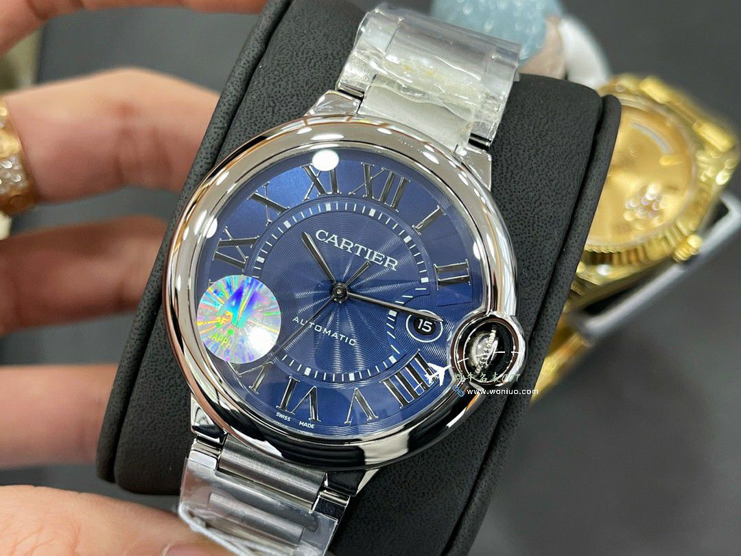 AFCartier blue balloons men  42   mm 100% replica imitation  watch WSBB0049 watches  / K353