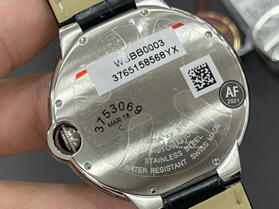 AFCartier blue balloons men  42   mm 100% replica imitation  watch WSBB0049 watches  / K353