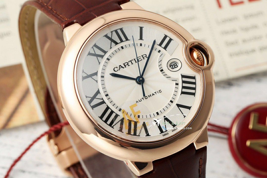 AFCartier blue balloons men style 42mm the best  replica imitation  watchWGBB0030 watches  / K356