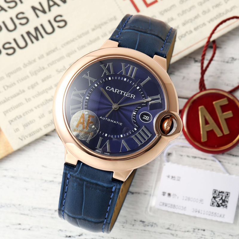 AF Factory Cartier blue balloons42MM men 装 replica imitation  watchWGBB0036 watches 