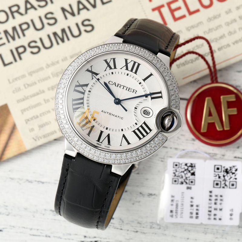 AFCartier blue balloons men style 42mm replica imitation WE9009Z3 watches 