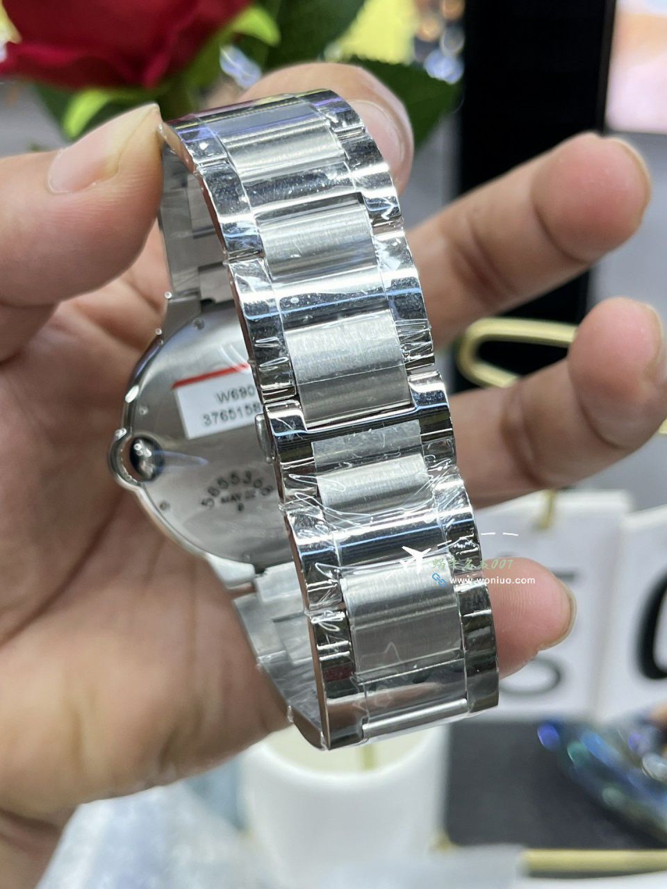 AF Factory Cartier blue balloons men  42 MM series  replica imitation W6920095 watches  / K365