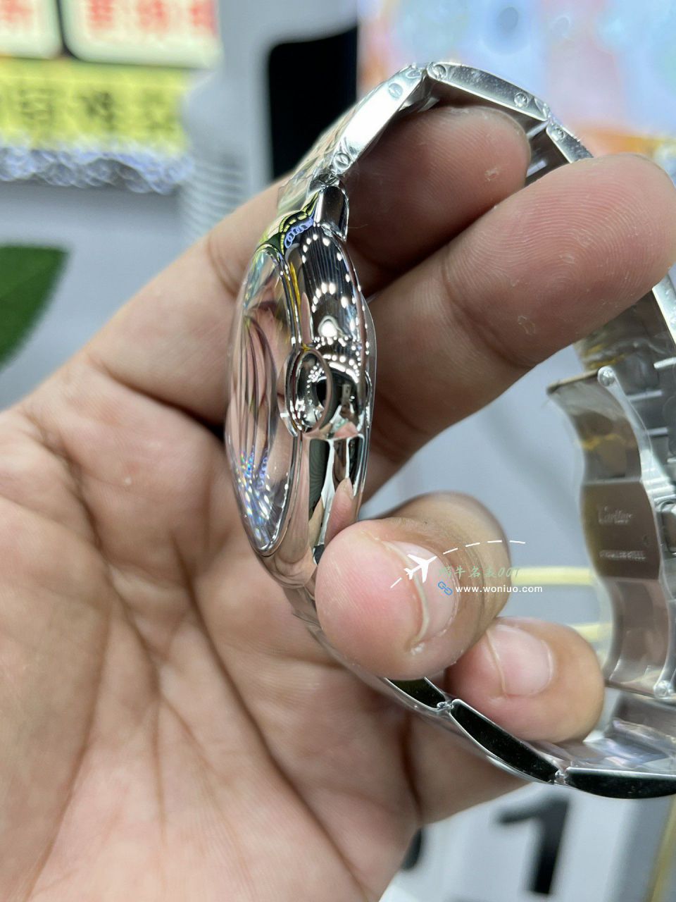 AFCartier replica imitation 42MM men style  blue balloons series WSBB0027 watches  / K358