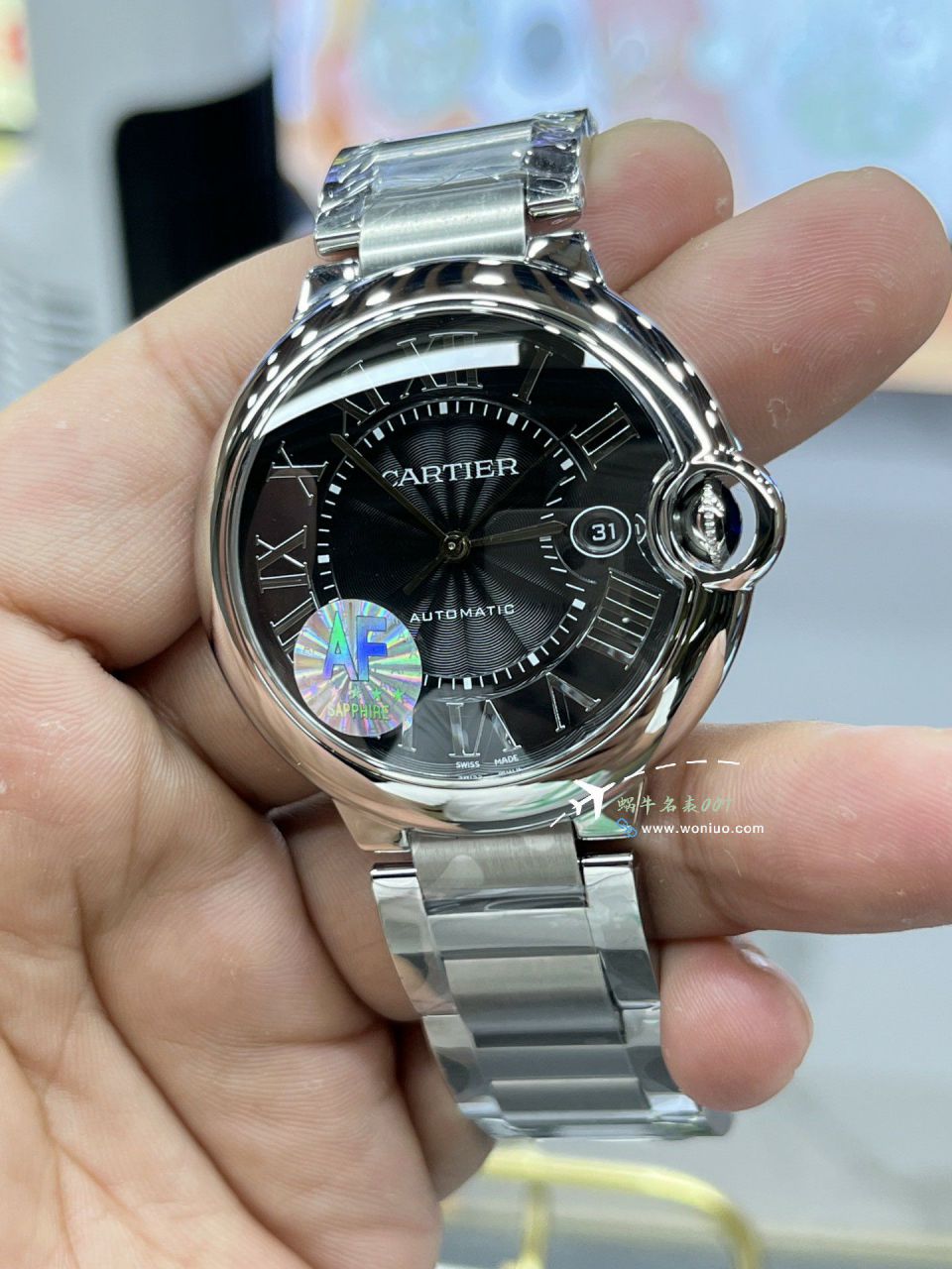 AF Factory best replica imitation Cartier blue balloons42mm men style  series W2BB0031 watches  / K360