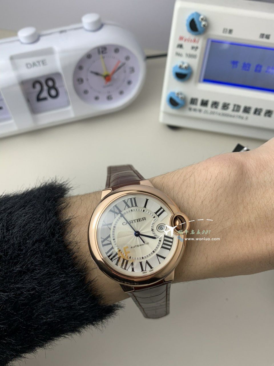 AF Factory best replica imitation Cartier blue balloons42mm men style  series W2BB0031 watches  / K360