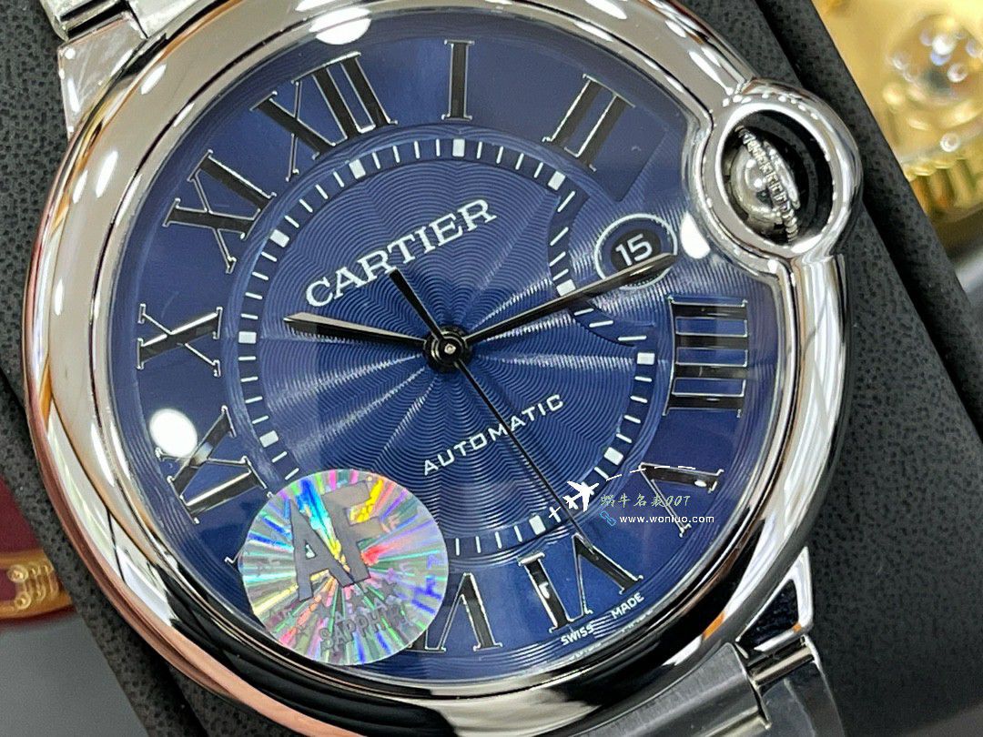 AF Factory Cartier blue balloons men  42 MM series  replica imitation W6920095 watches  / K365